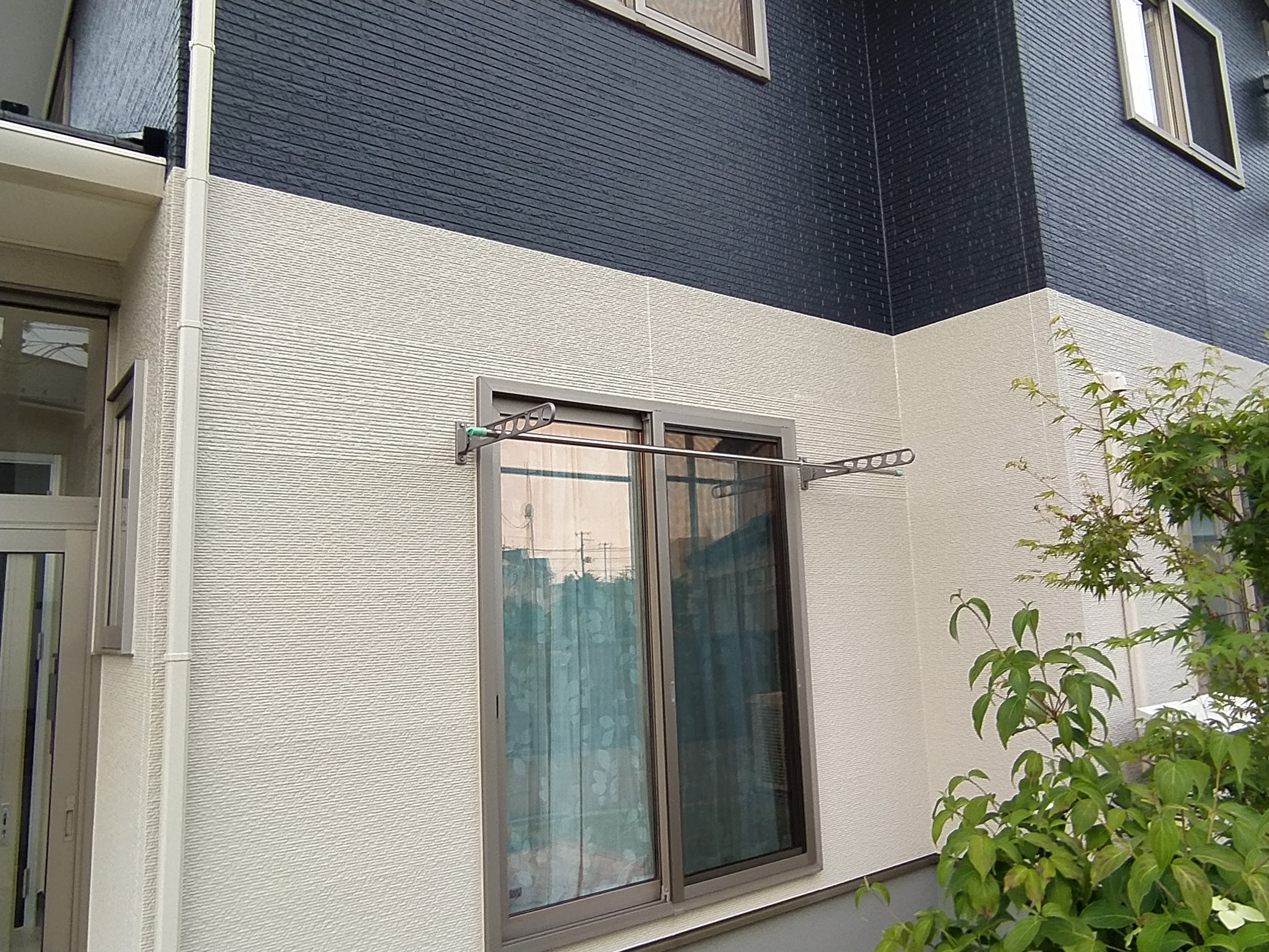 外壁の塗装工事完工（秋田市飯島）