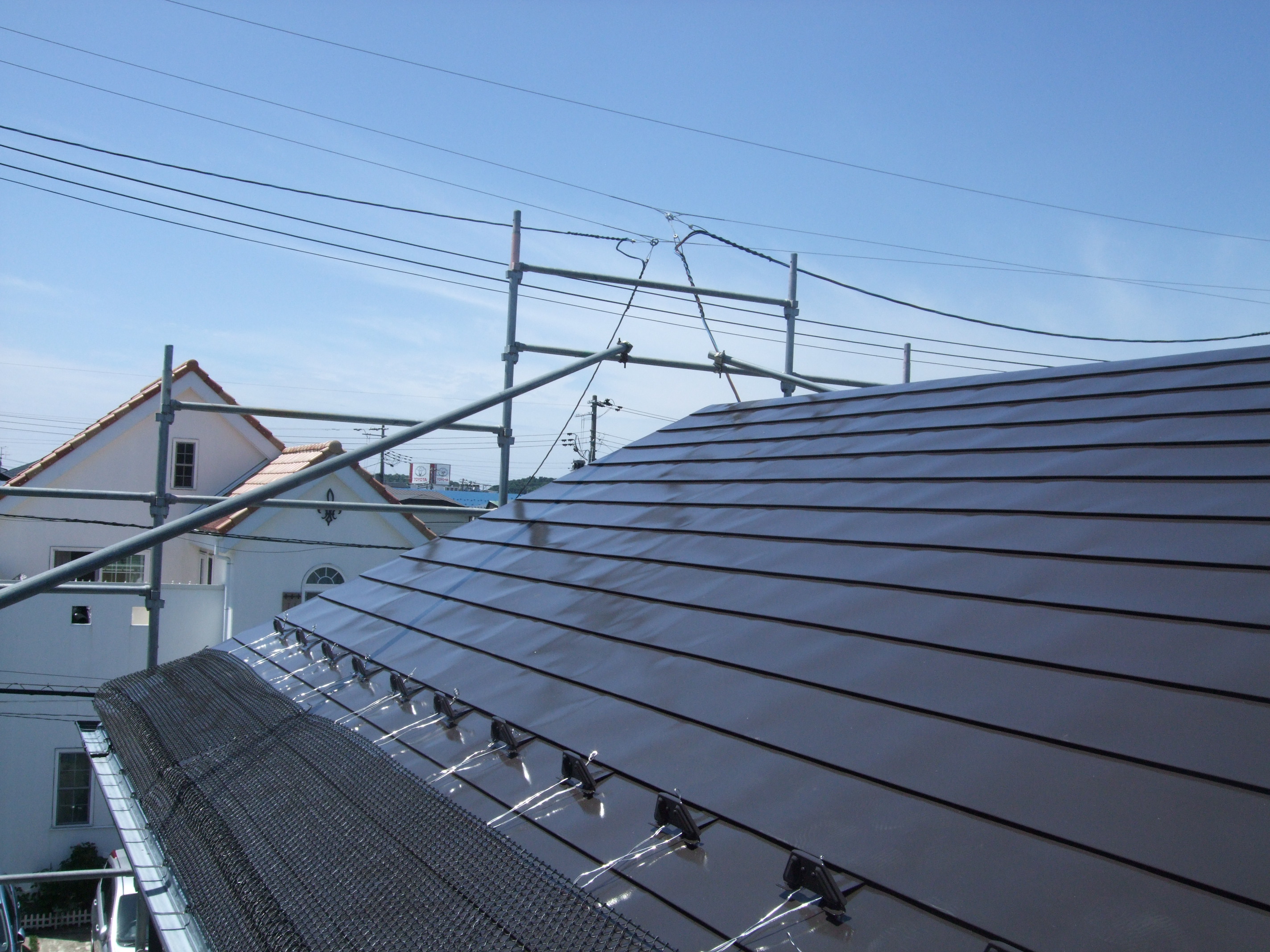 外壁屋根の塗装工事完工（秋田市泉）