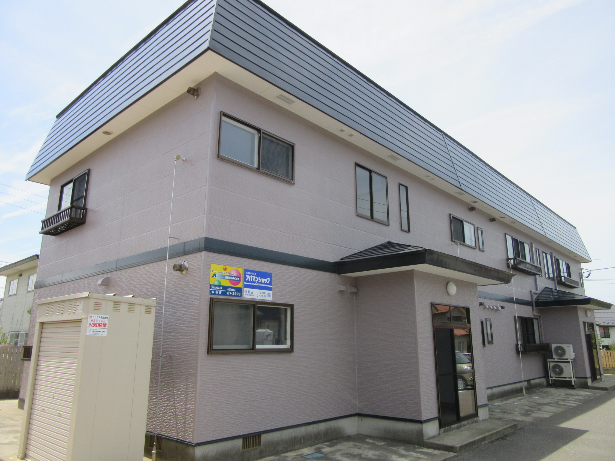 外壁屋根の塗装工事完工（由利本荘市岩城）