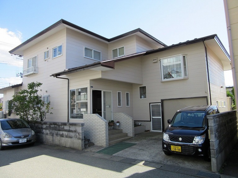 屋根の葺き替え、外壁塗装工事(秋田市東通)